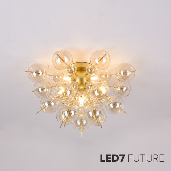 Loft Industry Modern - Bubbles Gold Sun